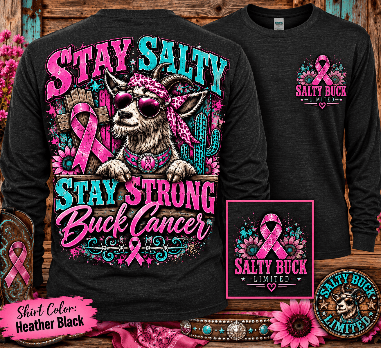 Stay Salty. Stay Strong. Buck Cancer! ๐